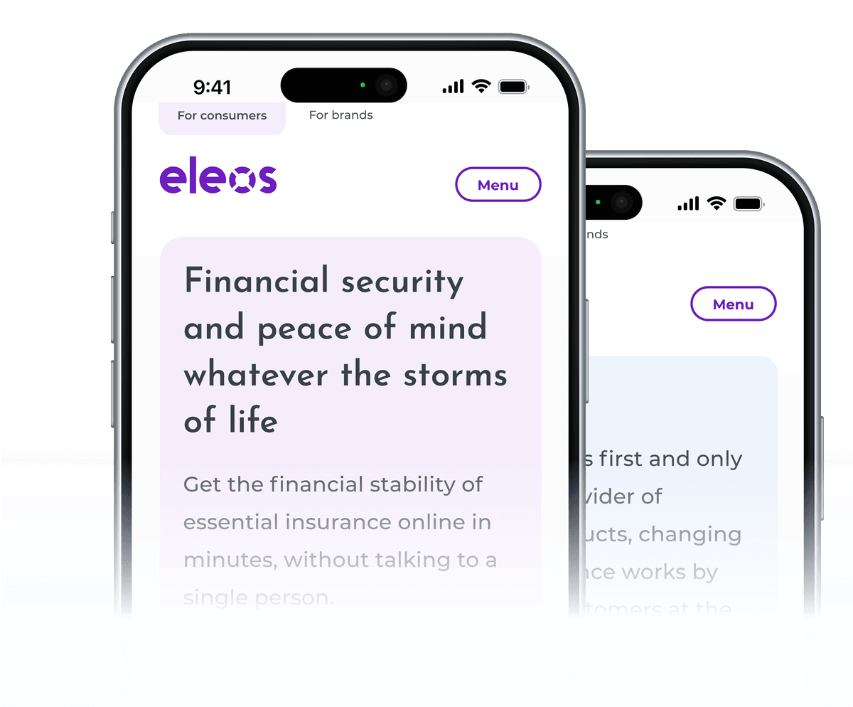Fully digital life and protection insurance Eleos